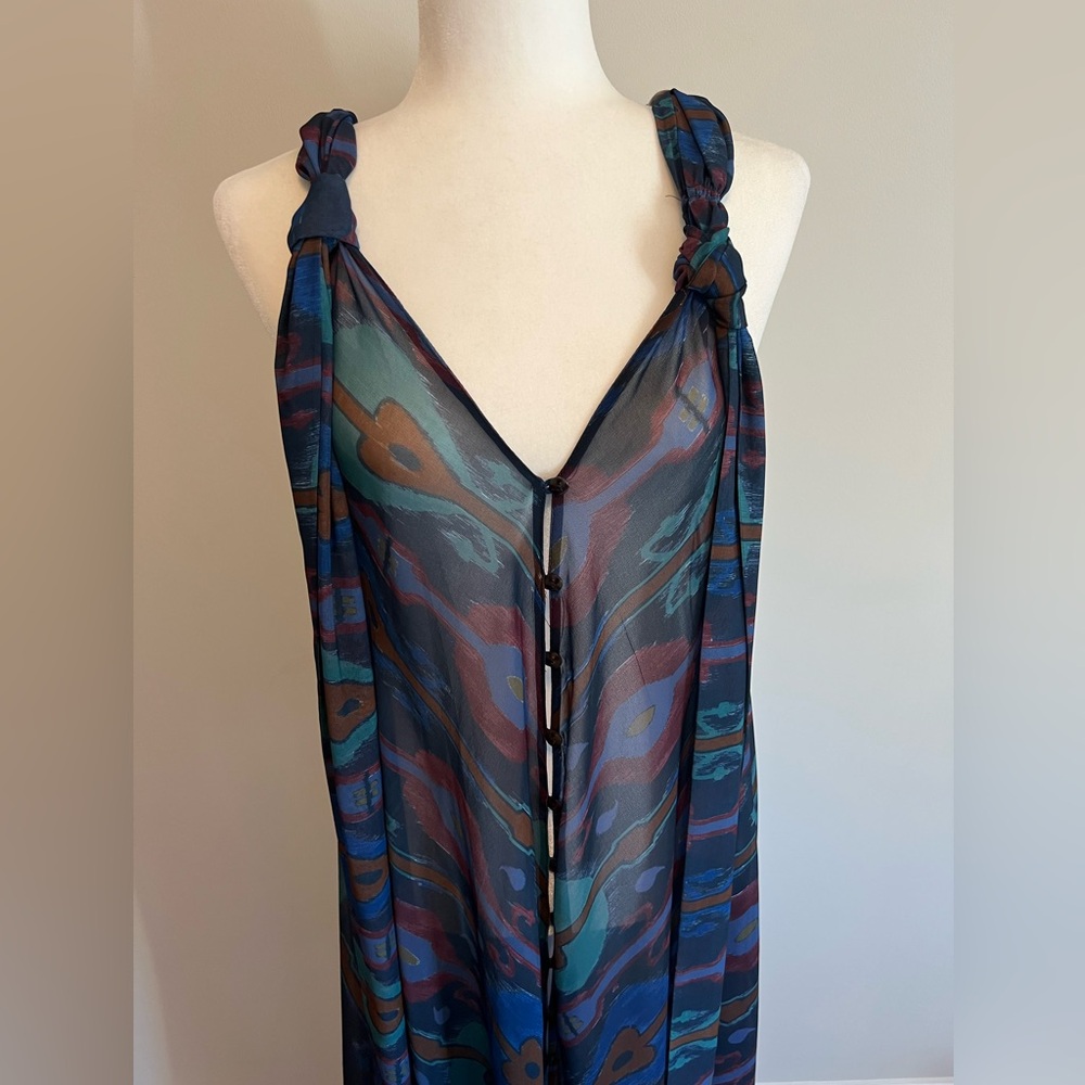 Zara Sheer Maxi Dress size M/L - Picture 5 of 15